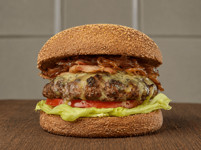 Burger Rosa, de gorgonzola